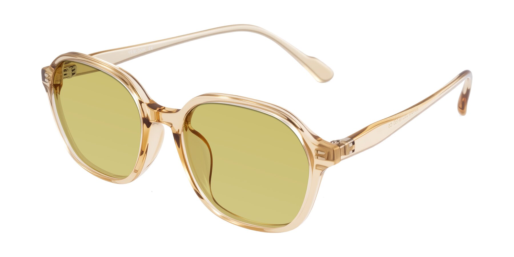 Angle of Banford in Champagne with Medium Champagne Tinted Lenses
