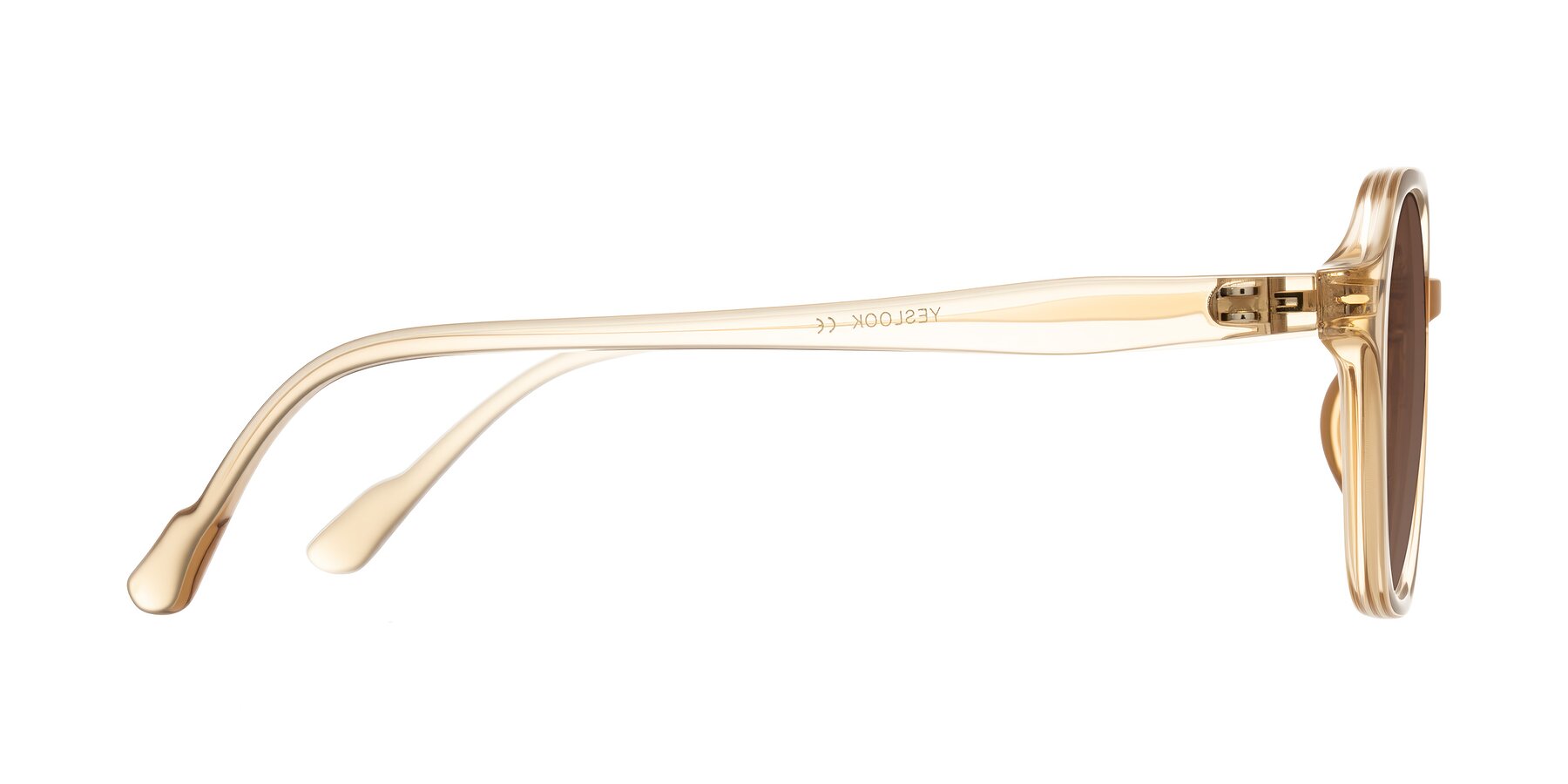 Side of Banford in Champagne with Brown Tinted Lenses