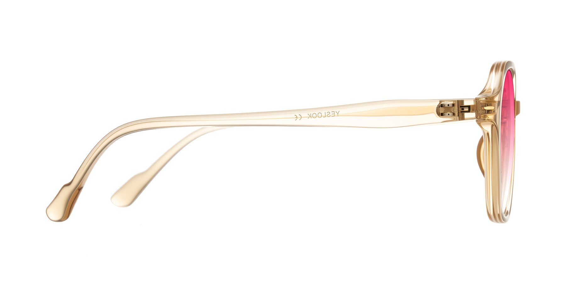 Side of Banford in Champagne with Pink Gradient Lenses