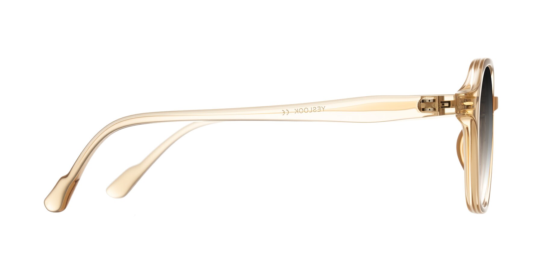 Side of Banford in Champagne with Gray Gradient Lenses