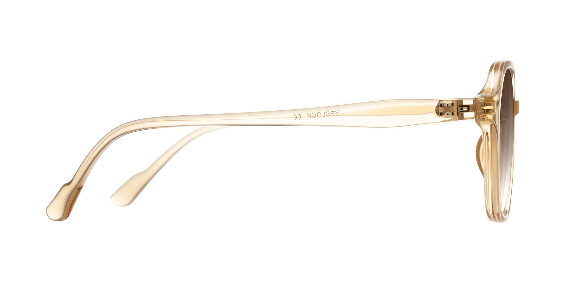 Side of Banford in Champagne with Brown Gradient Lenses