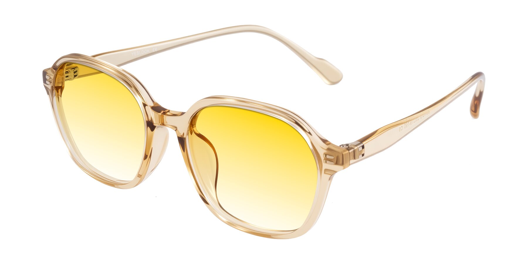 Angle of Banford in Champagne with Yellow Gradient Lenses