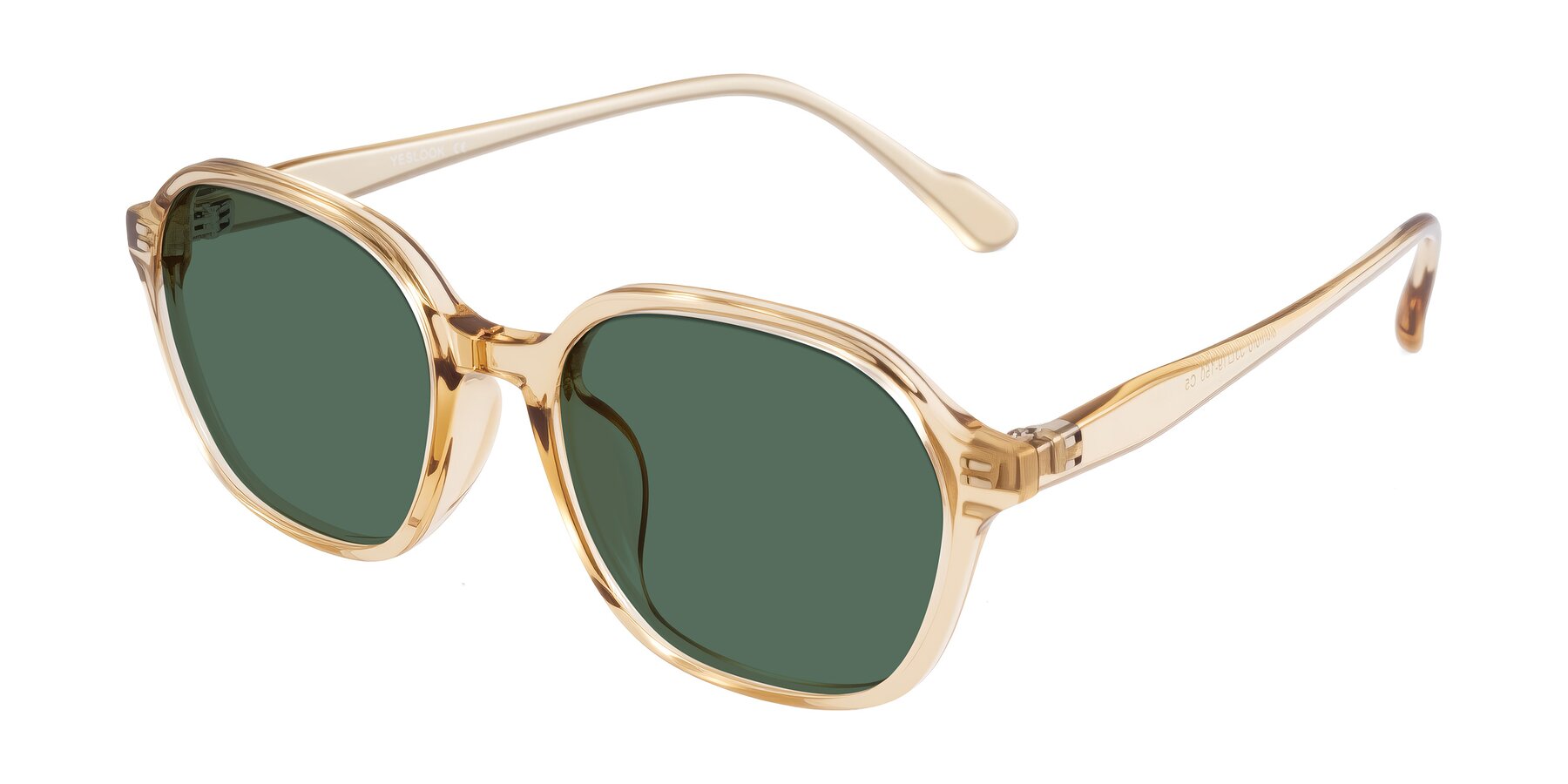 Angle of Banford in Champagne with Green Polarized Lenses