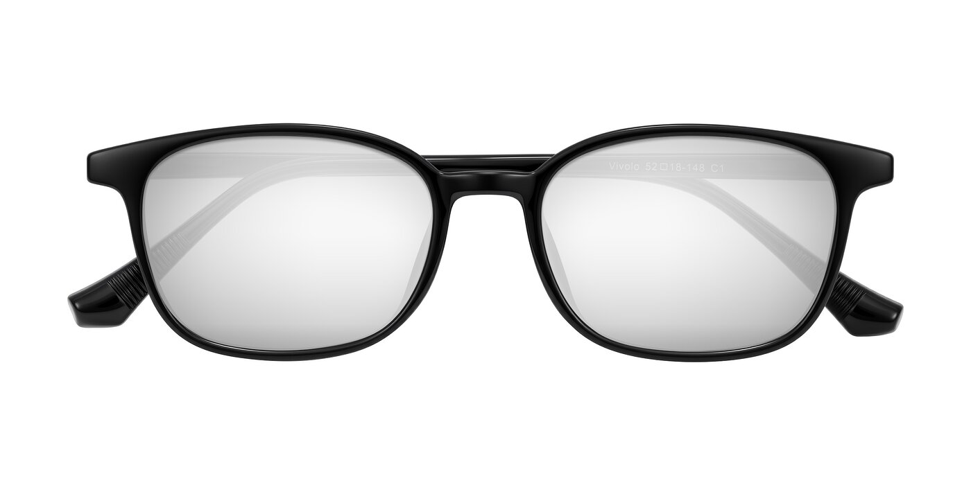 Vivolo - Black Flash Mirrored Sunglasses