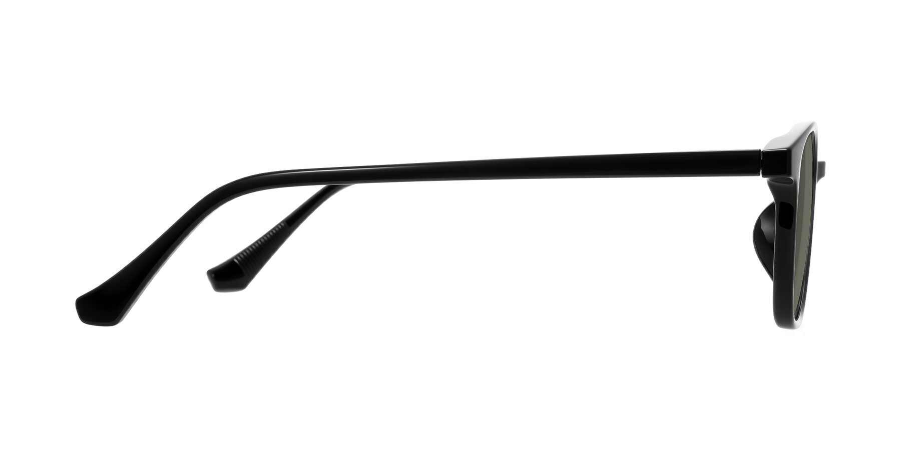 Side of Vivolo in Black with Gray Polarized Lenses