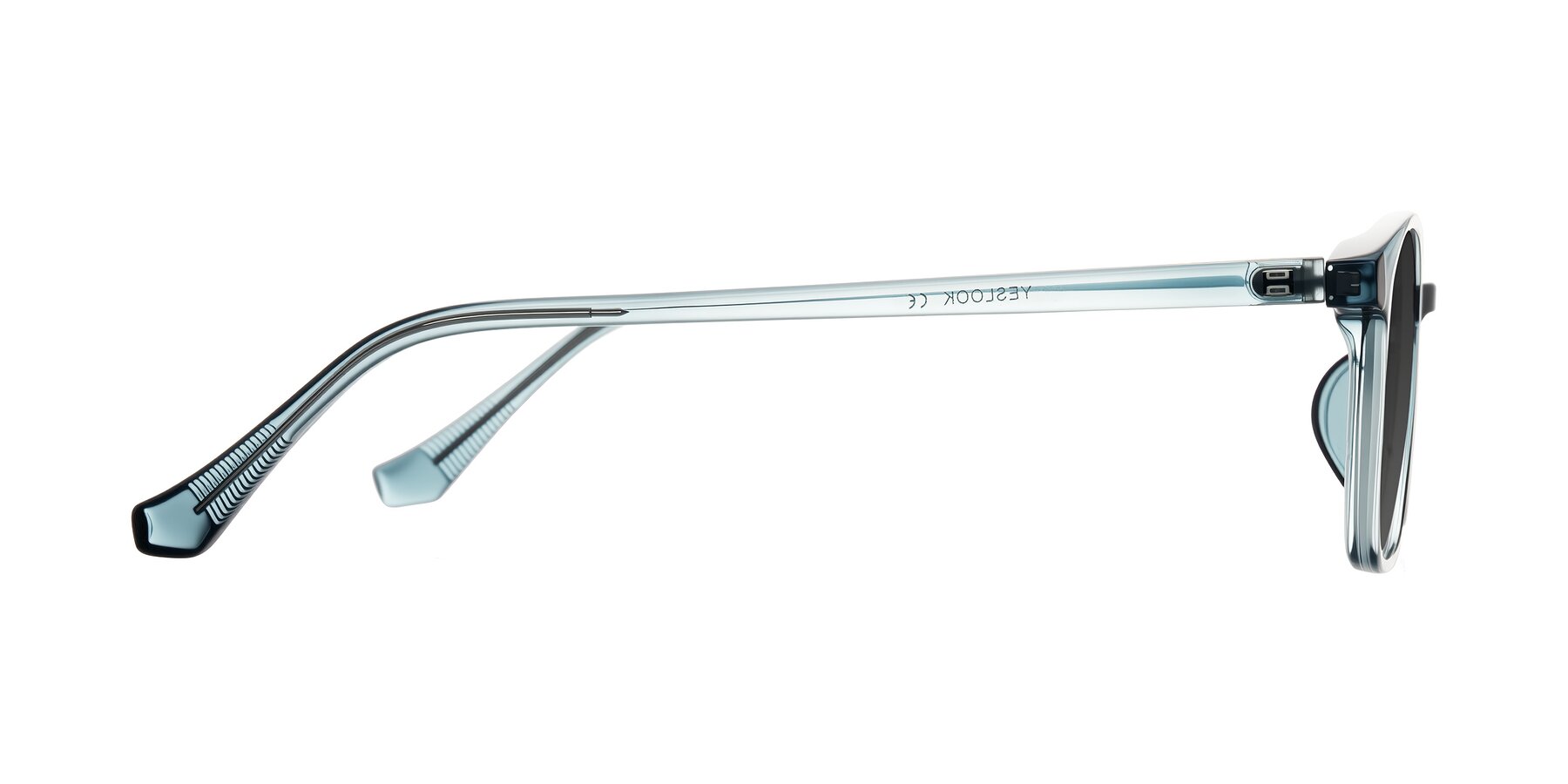 Side of Vivolo in Water Blue with Gray Tinted Lenses