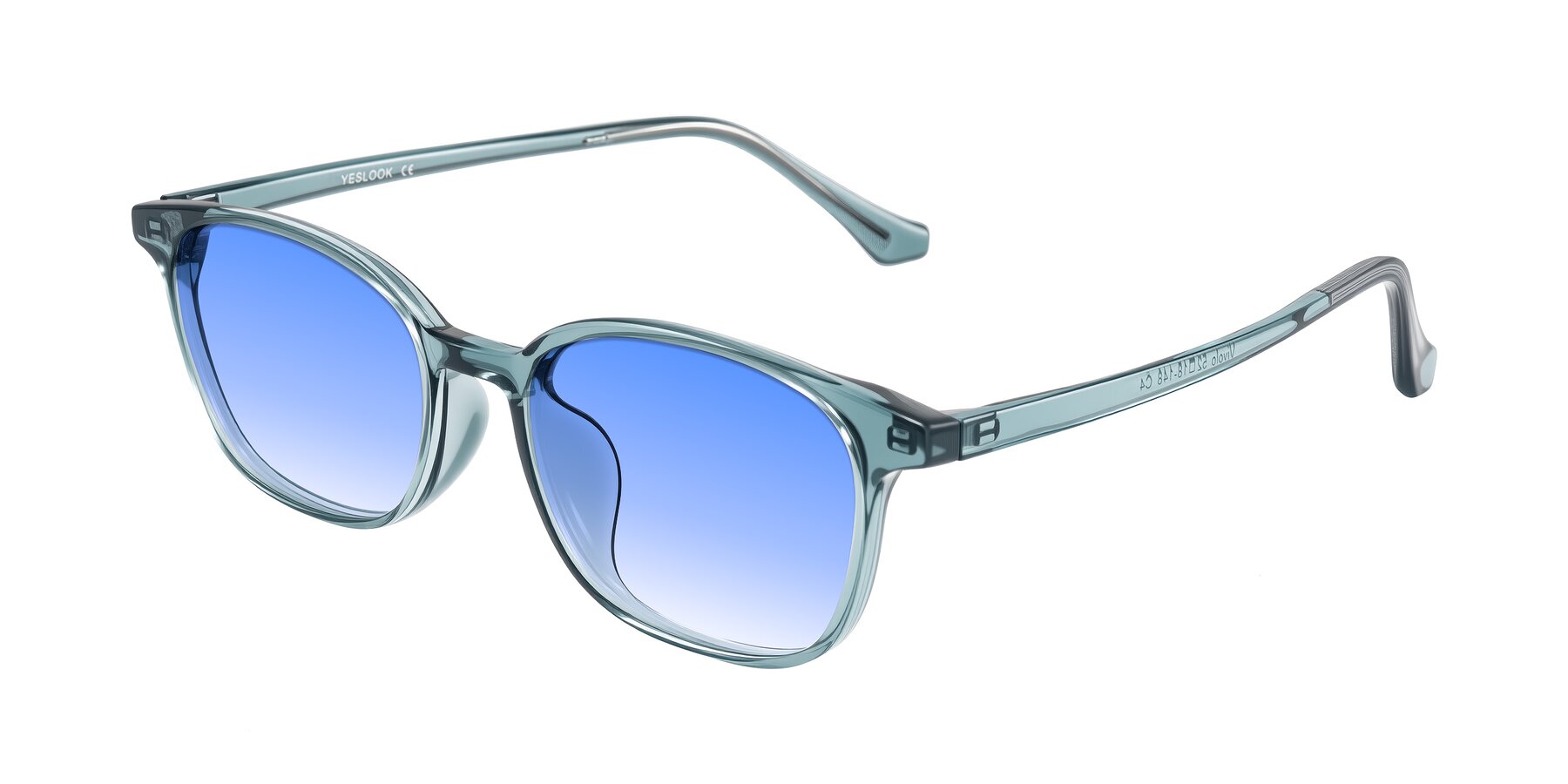 Angle of Vivolo in Water Blue with Blue Gradient Lenses