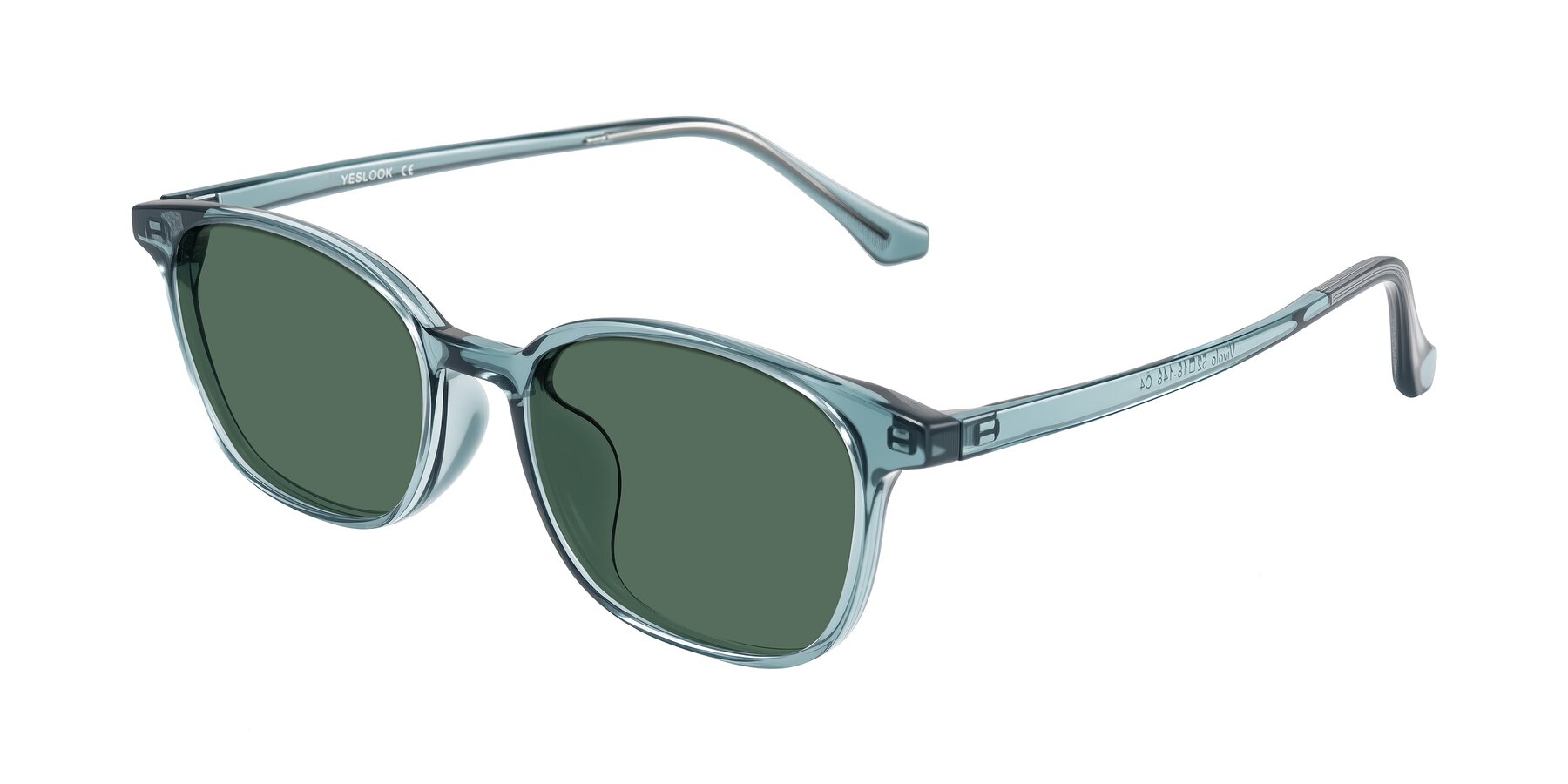 Angle of Vivolo in Water Blue with Green Polarized Lenses