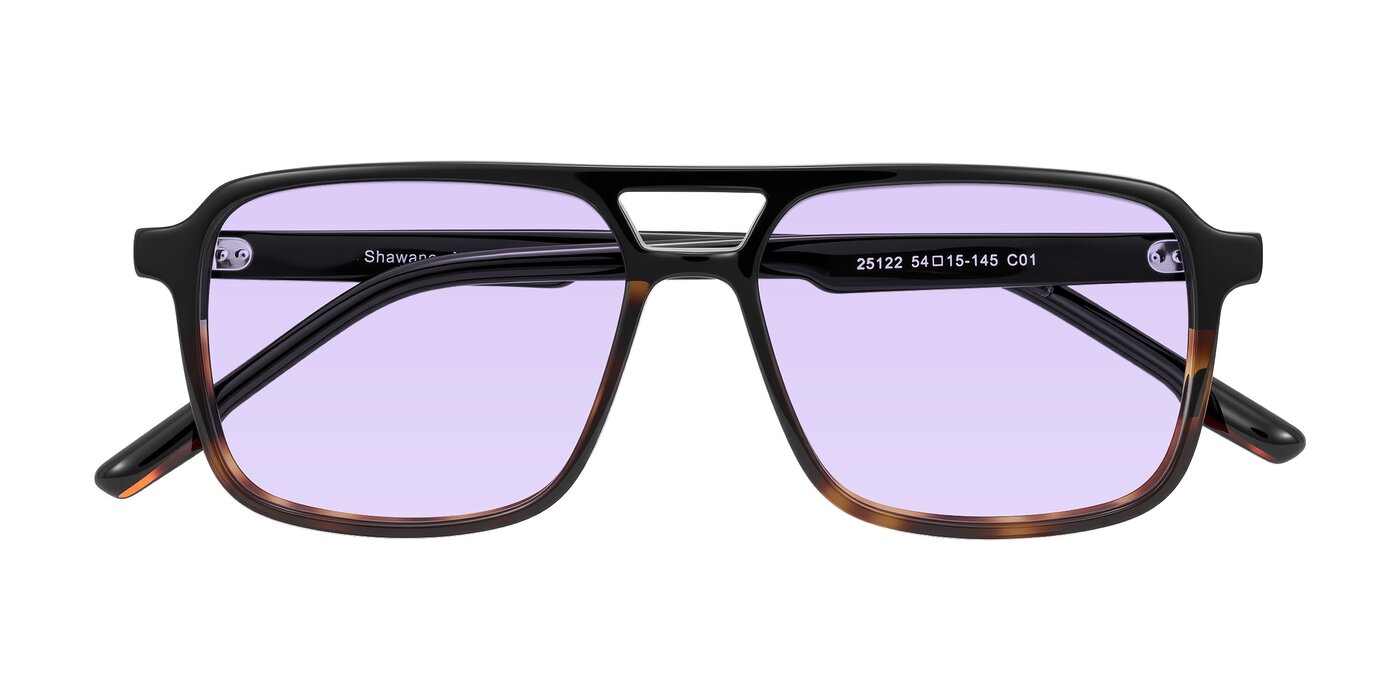 Shawano - Black/Tortoise Tinted Sunglasses