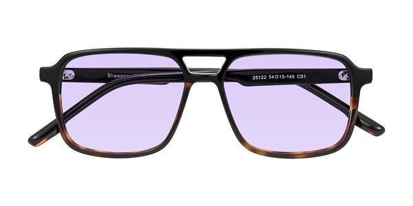 Front of Shawano in Black/Tortoise