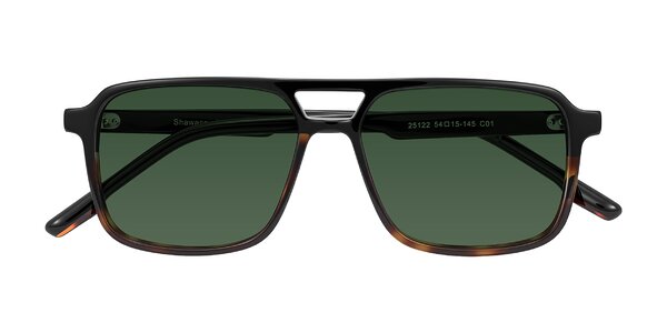 Front of Shawano in Black/Tortoise