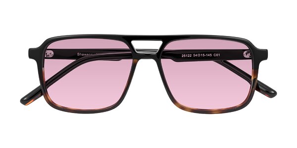 Front of Shawano in Black/Tortoise