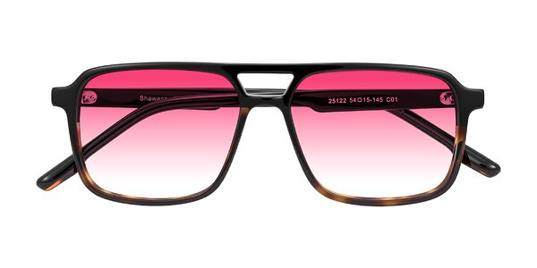 Front of Shawano in Black/Tortoise