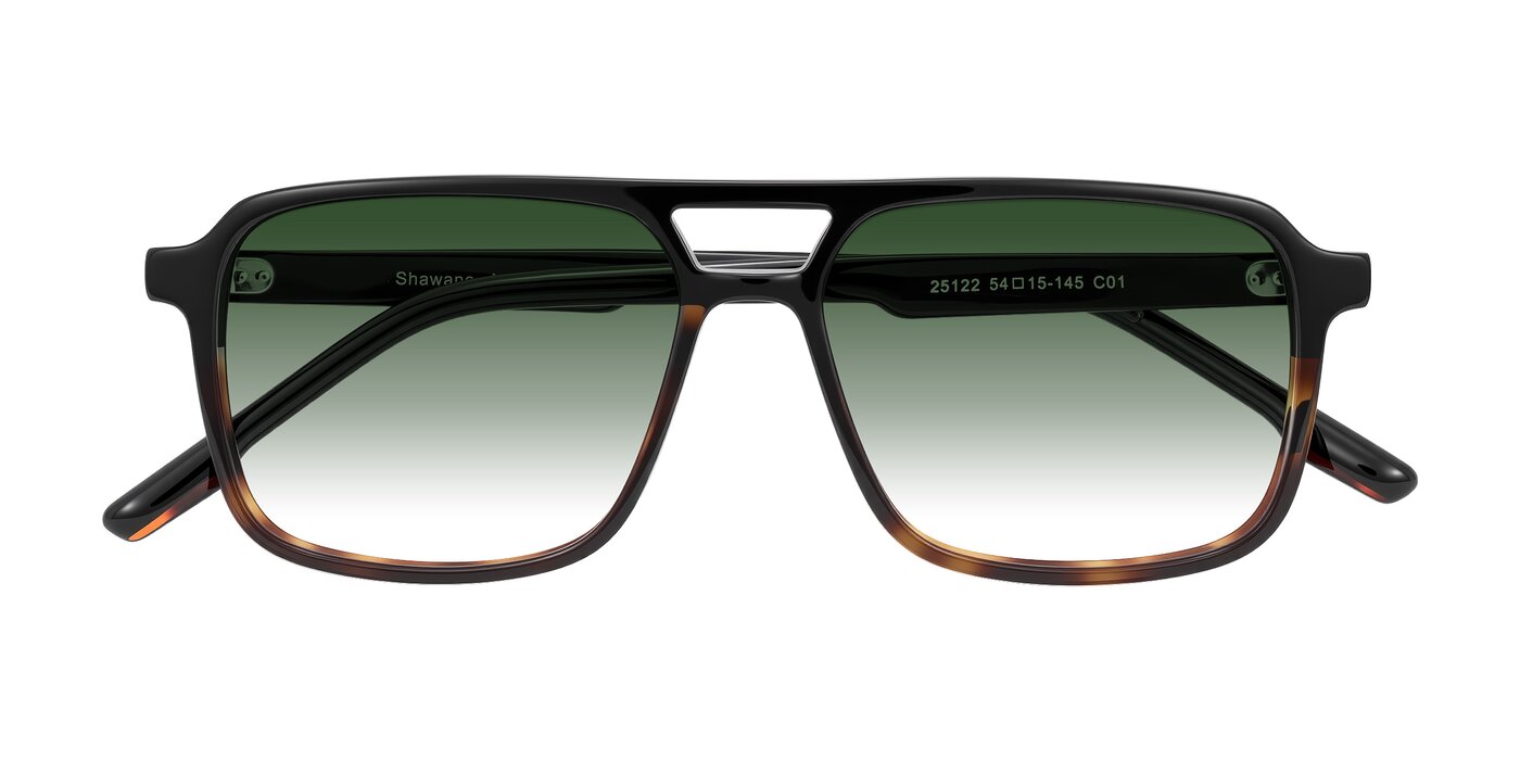 Shawano - Black/Tortoise Gradient Sunglasses