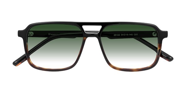 Front of Shawano in Black/Tortoise