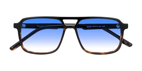 Front of Shawano in Black/Tortoise