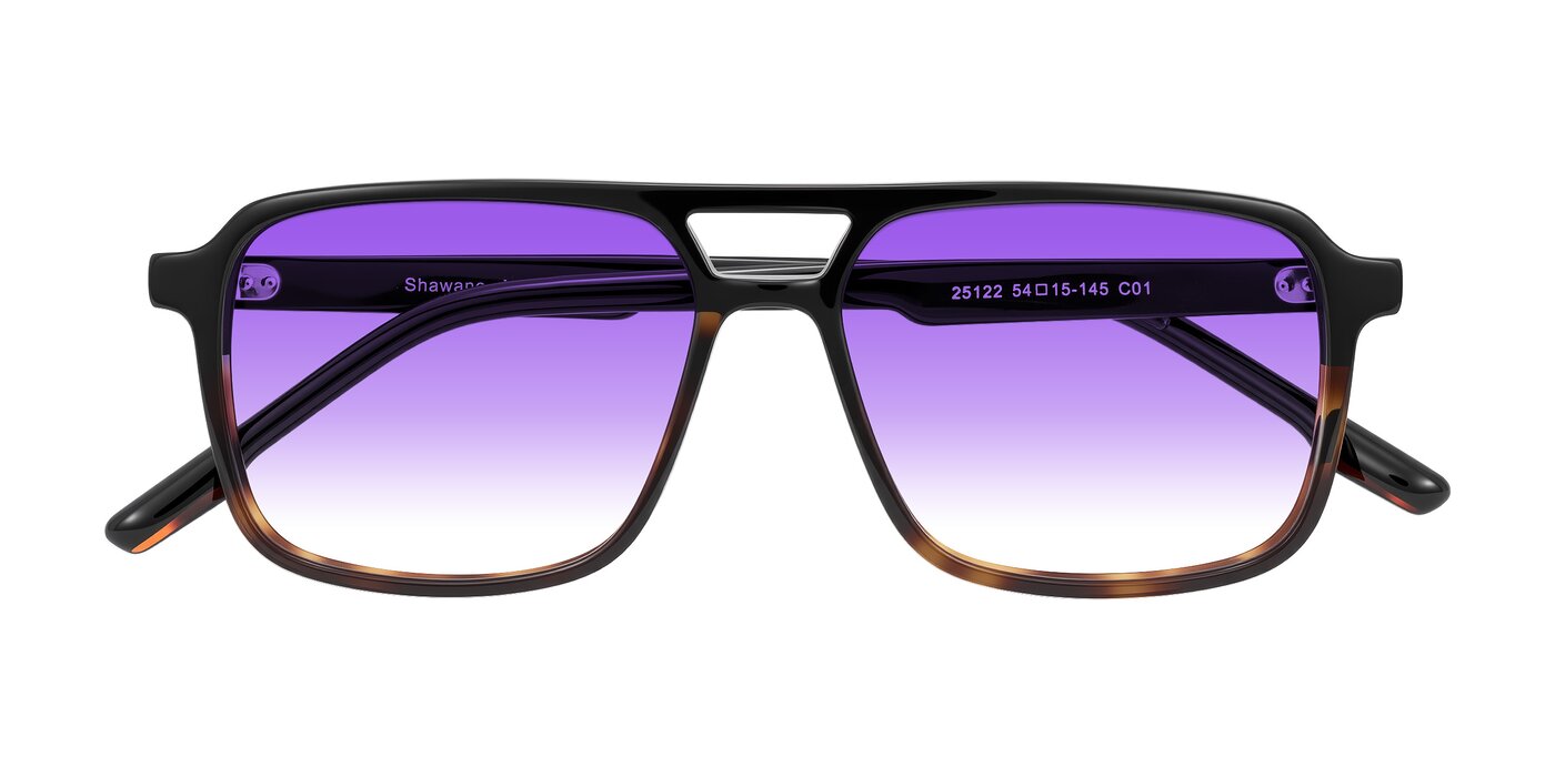 Shawano - Black/Tortoise Gradient Sunglasses