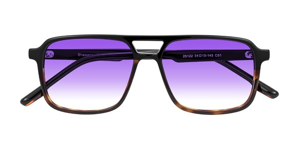 Front of Shawano in Black/Tortoise