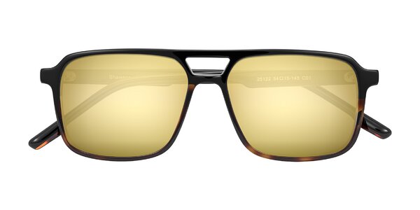 Front of Shawano in Black/Tortoise