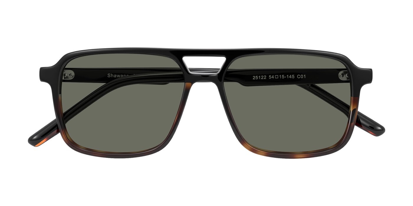 Shawano - Black/Tortoise Polarized Sunglasses