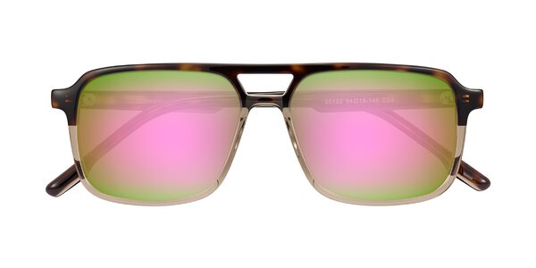 Front of Shawano in Tortoise/Transparent Brown