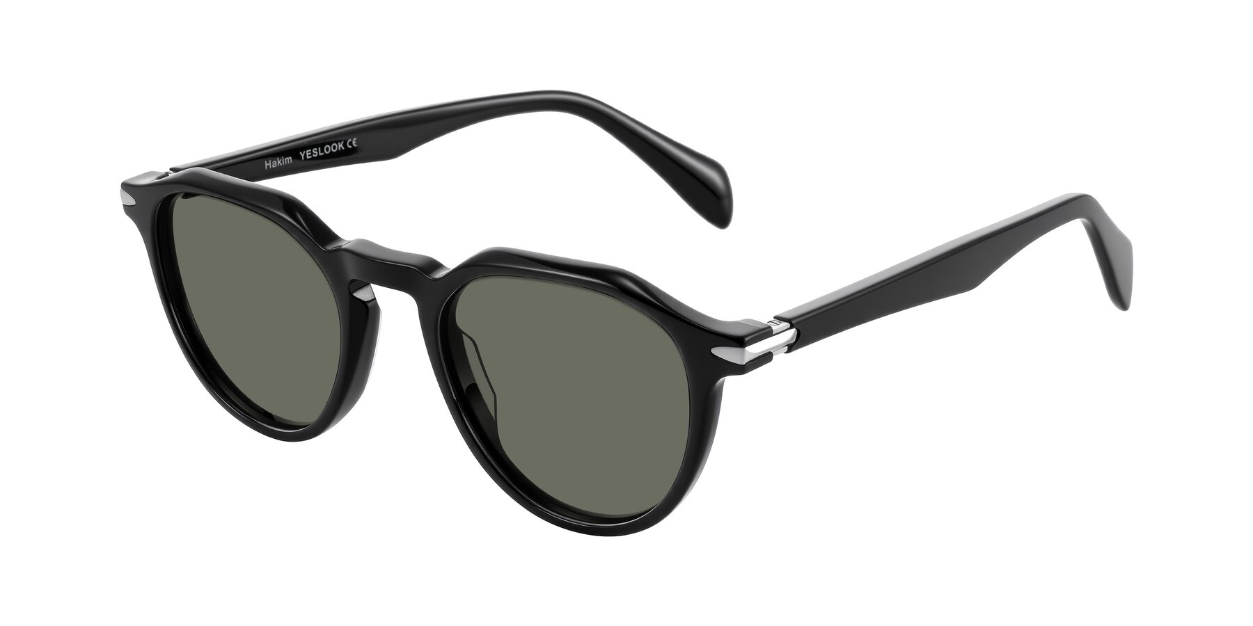 Angle of Hakim in Black with Gray Polarized Lenses