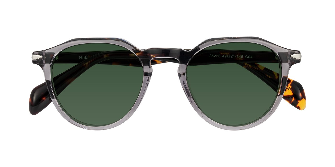Hakim - Crystal Gray Blue/Tortoise Tinted Sunglasses