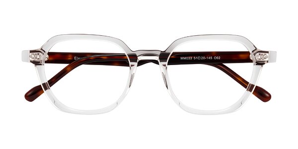 Front of Electra in Clear/Tortoise