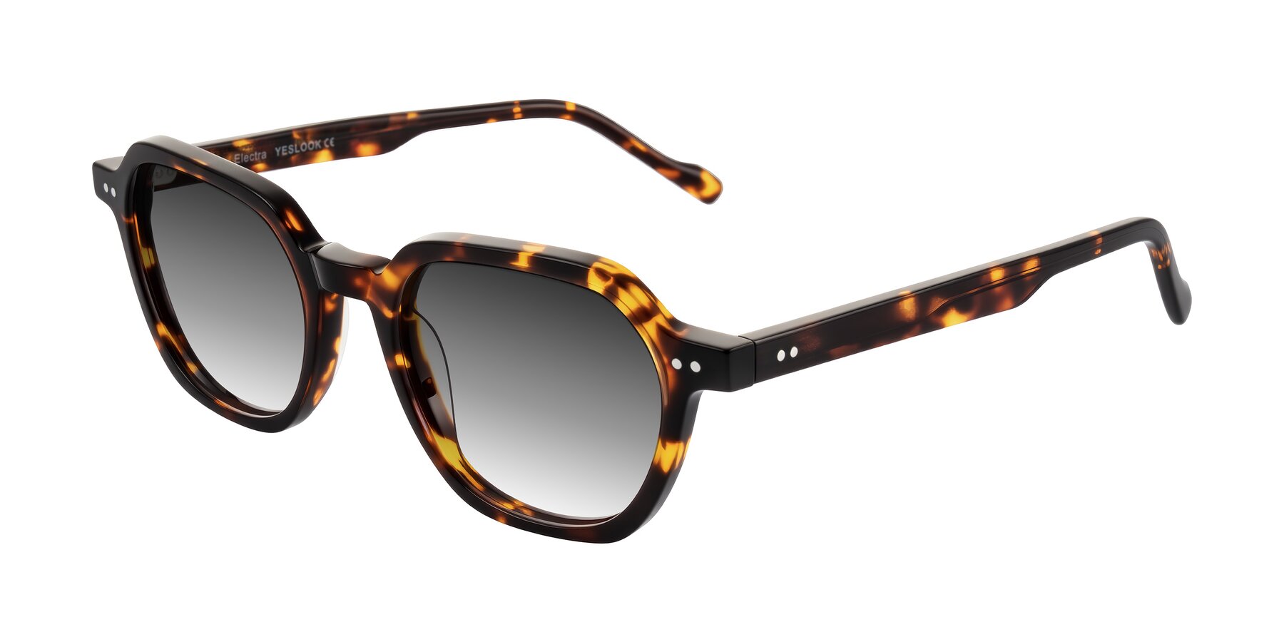 Angle of Electra in Tortoise with Gray Gradient Lenses