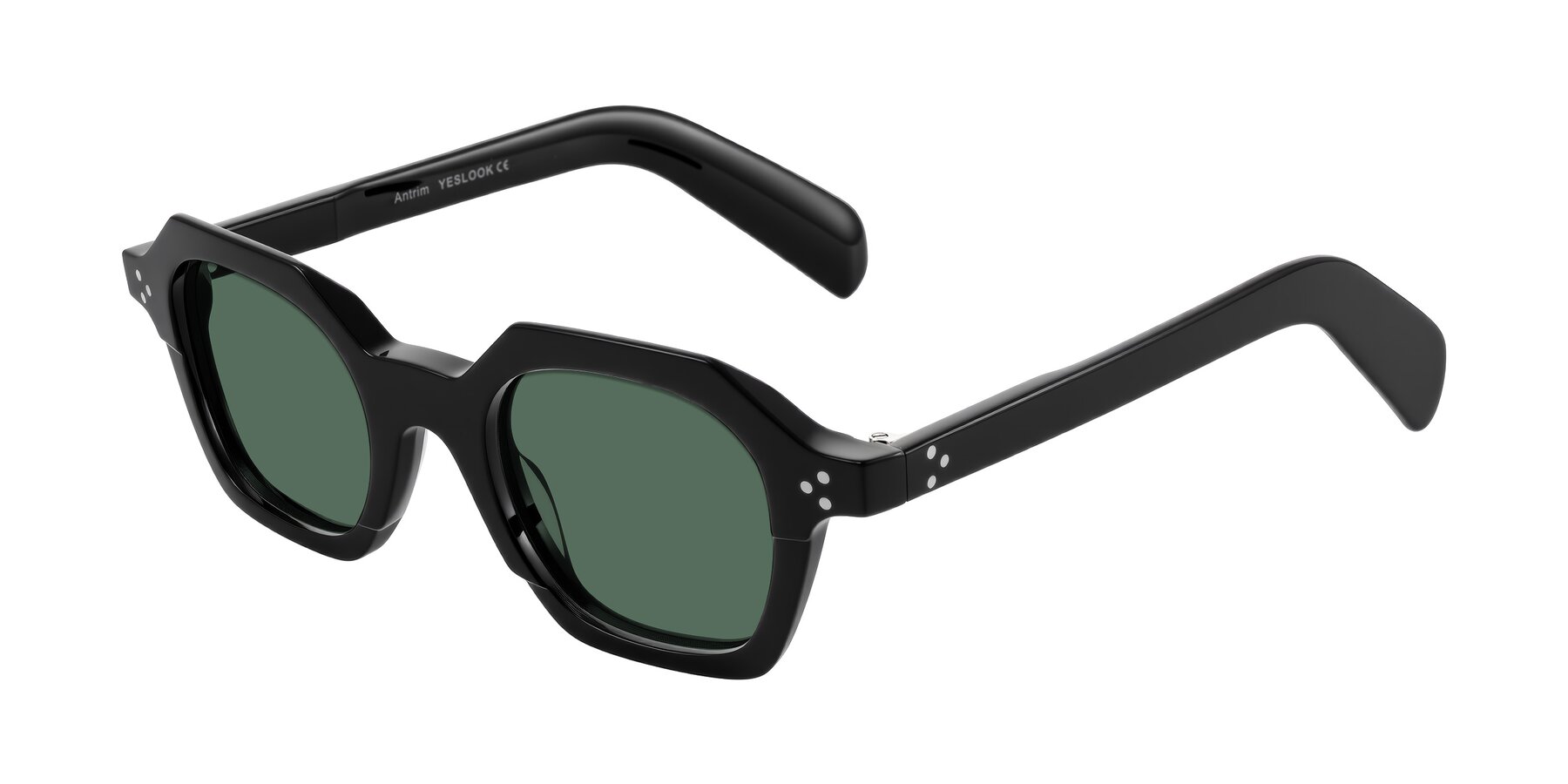 Angle of Antrim in Black with Green Polarized Lenses
