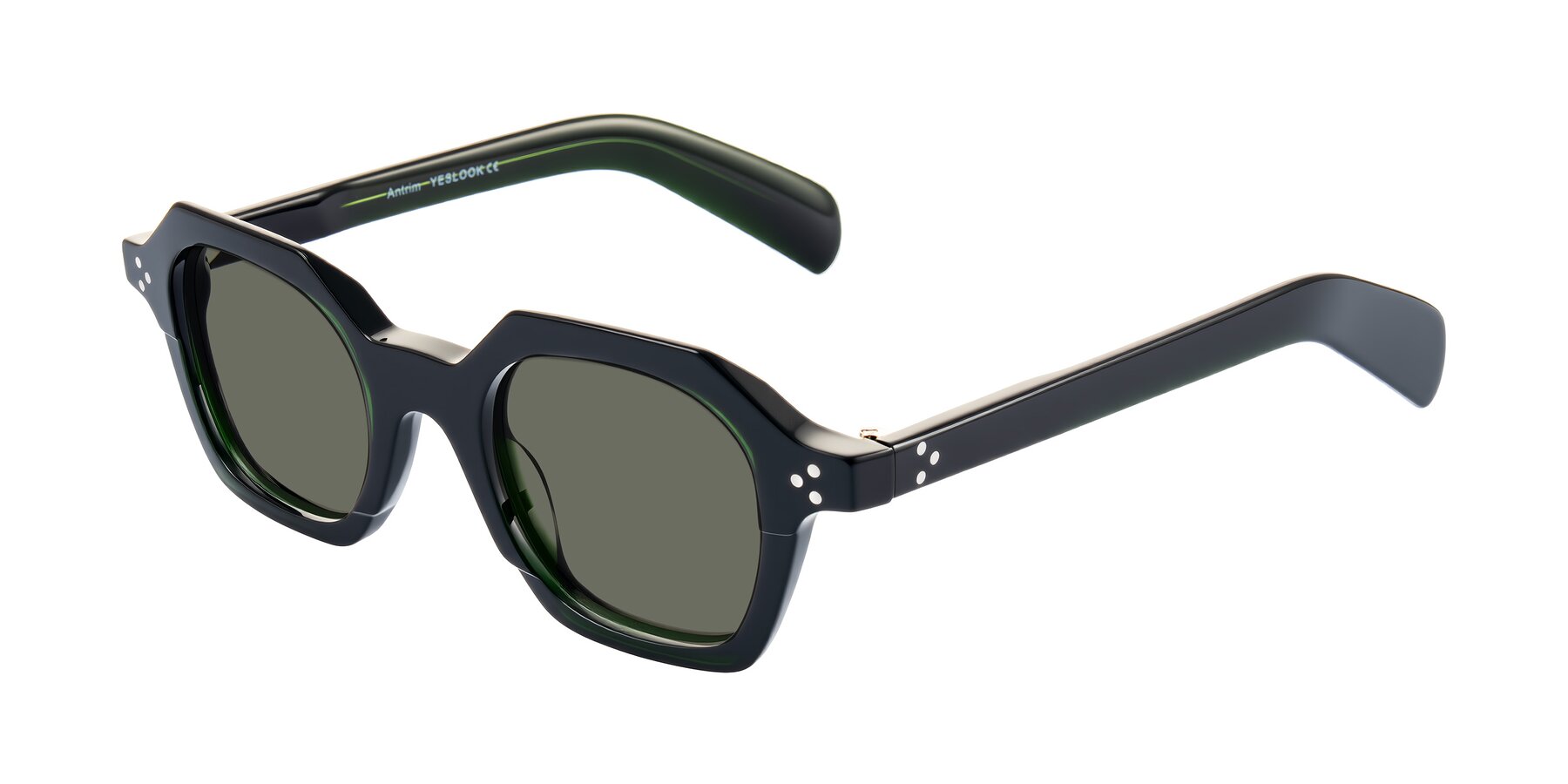 Angle of Antrim in Dark Black Green with Gray Polarized Lenses