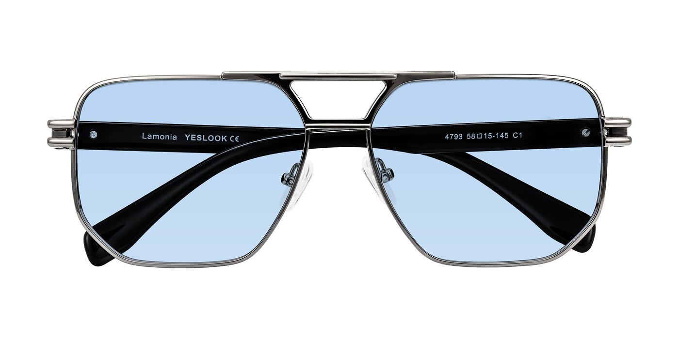Lamonia - Gunmetal/Black Tinted Sunglasses