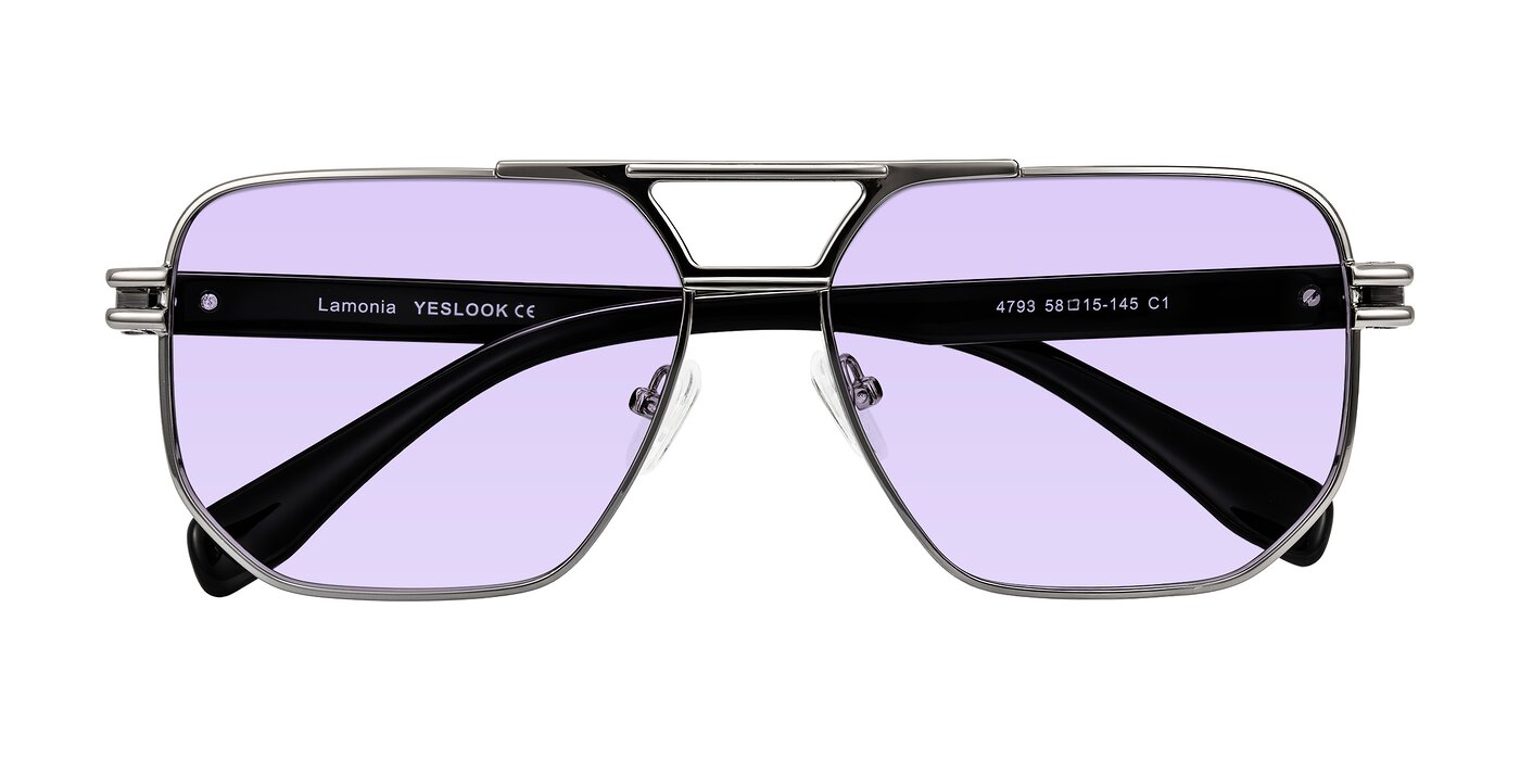Lamonia - Gunmetal/Black Tinted Sunglasses