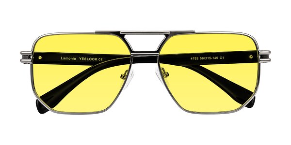 Front of Lamonia in Gunmetal/Black