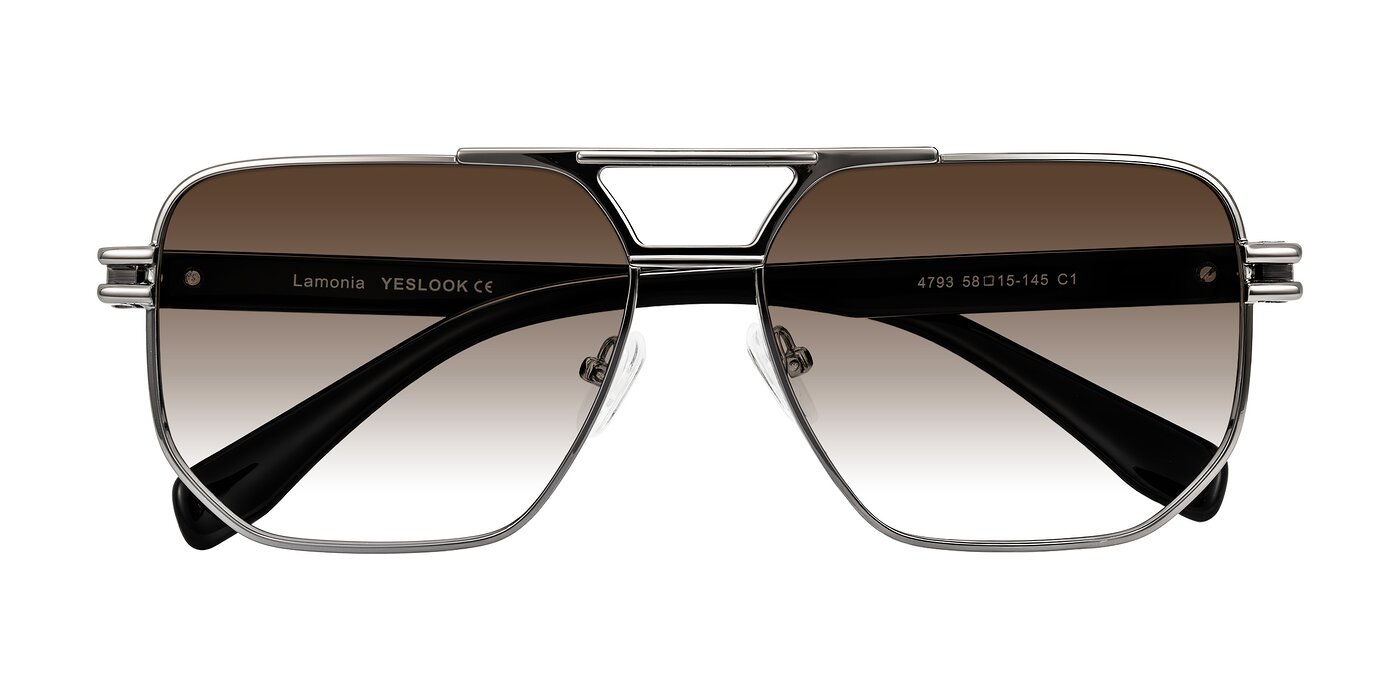 Lamonia - Gunmetal/Black Gradient Sunglasses