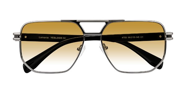 Front of Lamonia in Gunmetal/Black