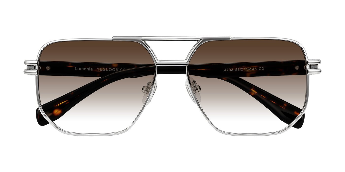Lamonia - Silver/Tortoise Gradient Sunglasses