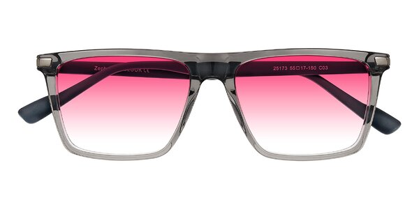 Front of Zephyr in Transparent Gray