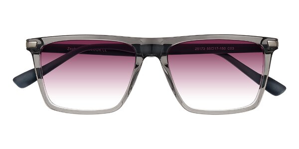 Front of Zephyr in Transparent Gray