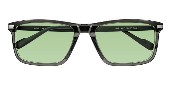 Front of Arleth in Transparent Gray