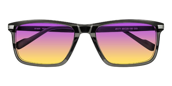 Front of Arleth in Transparent Gray