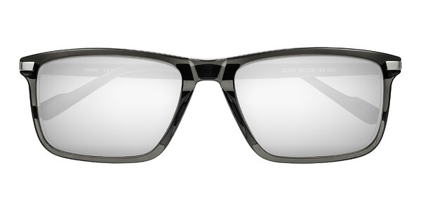 Front of Arleth in Transparent Gray