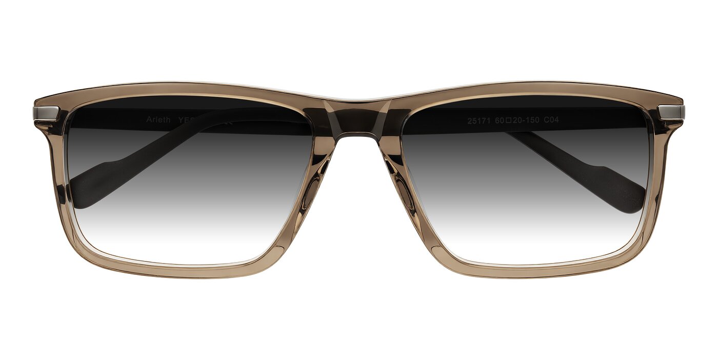 Arleth - Transparent Brown Gradient Sunglasses