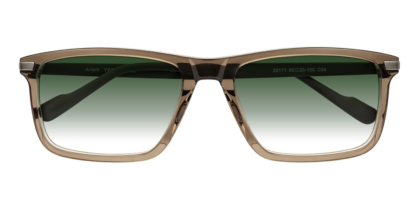Arleth - Transparent Brown Gradient Sunglasses