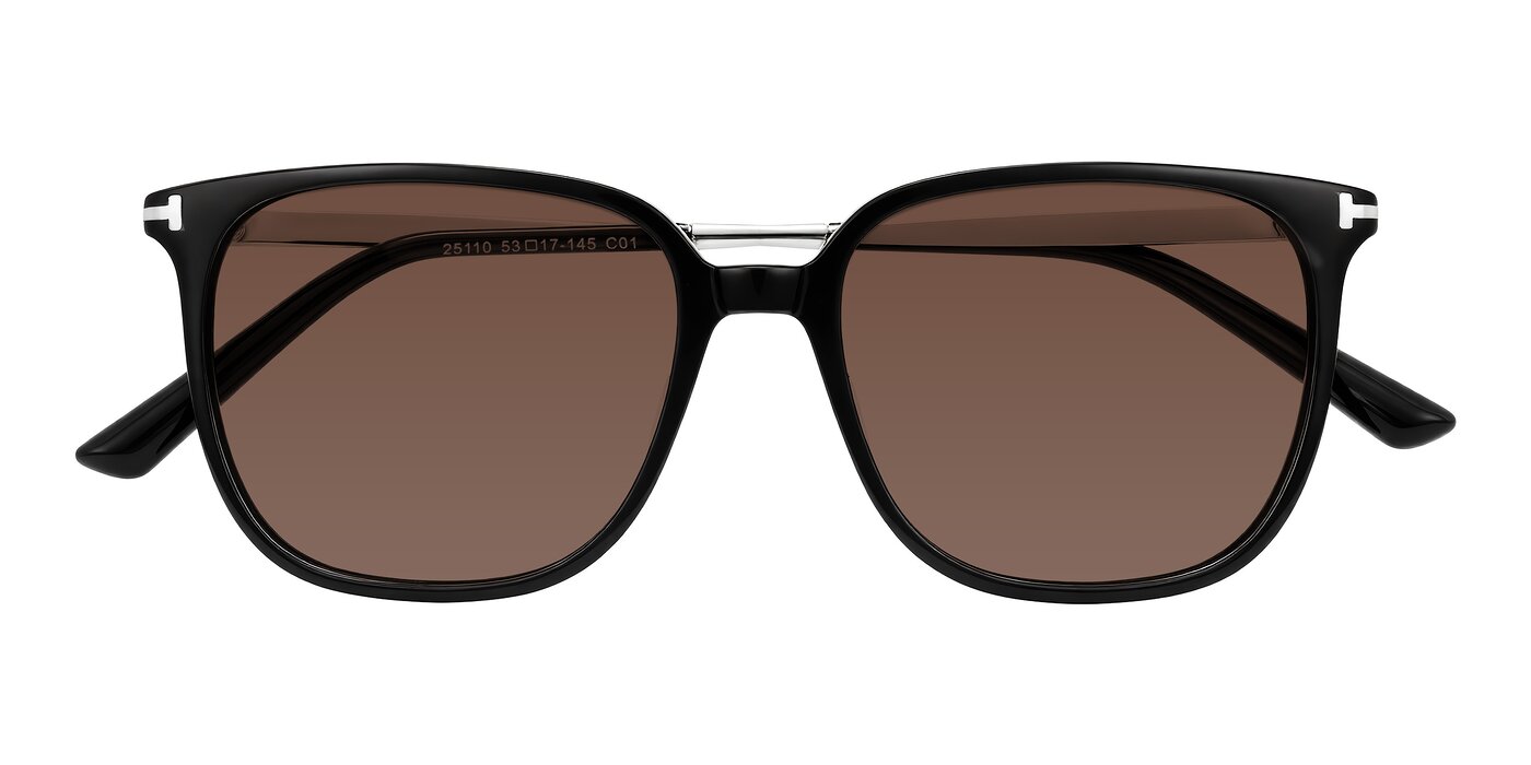 Trusten - Black Tinted Sunglasses