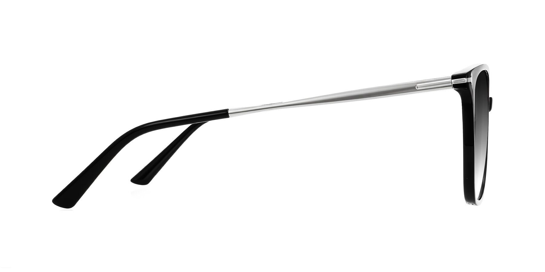 Side of Trusten in Black with Gray Gradient Lenses