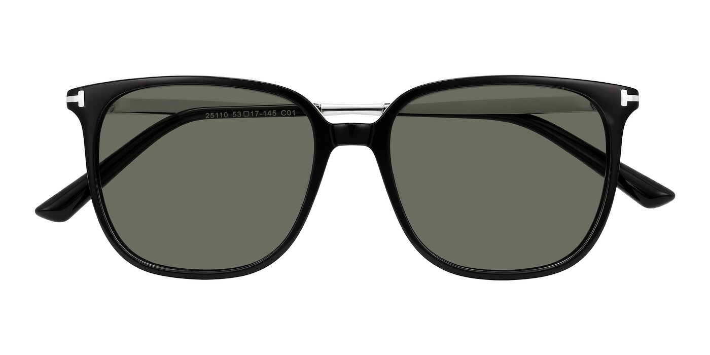 Trusten - Black Polarized Sunglasses