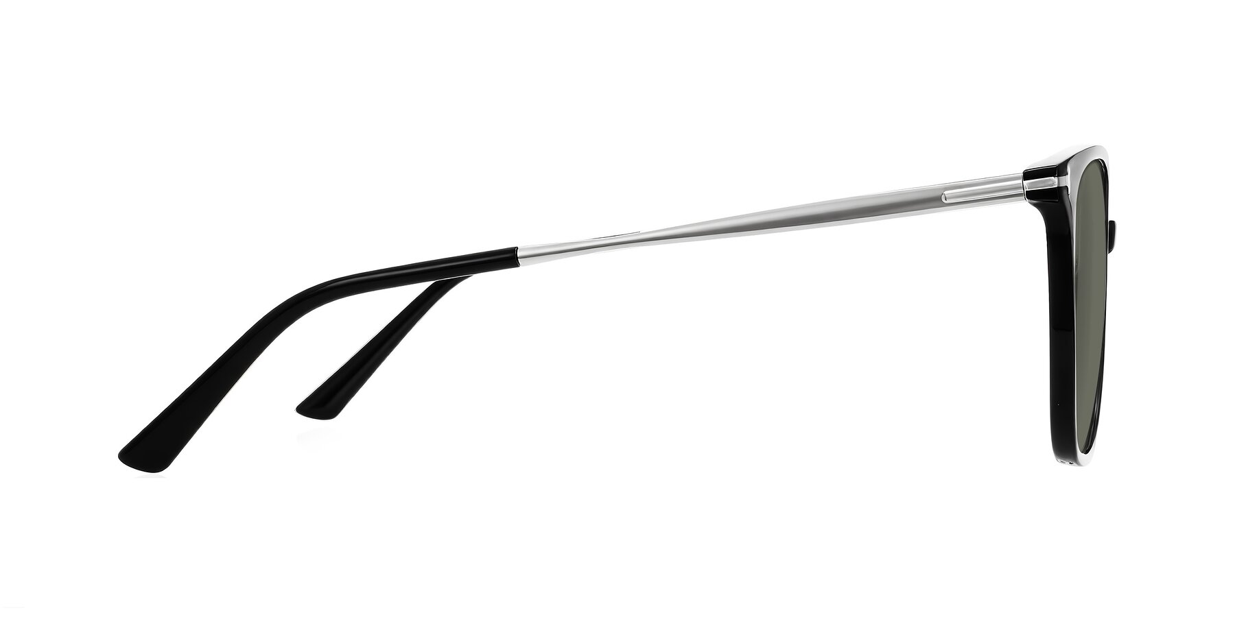 Side of Trusten in Black with Gray Polarized Lenses