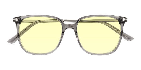 Front of Trusten in Transparent Gray