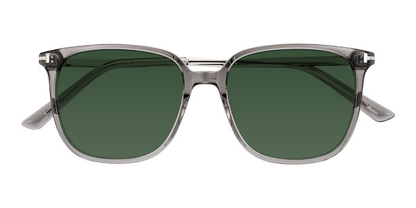 Front of Trusten in Transparent Gray